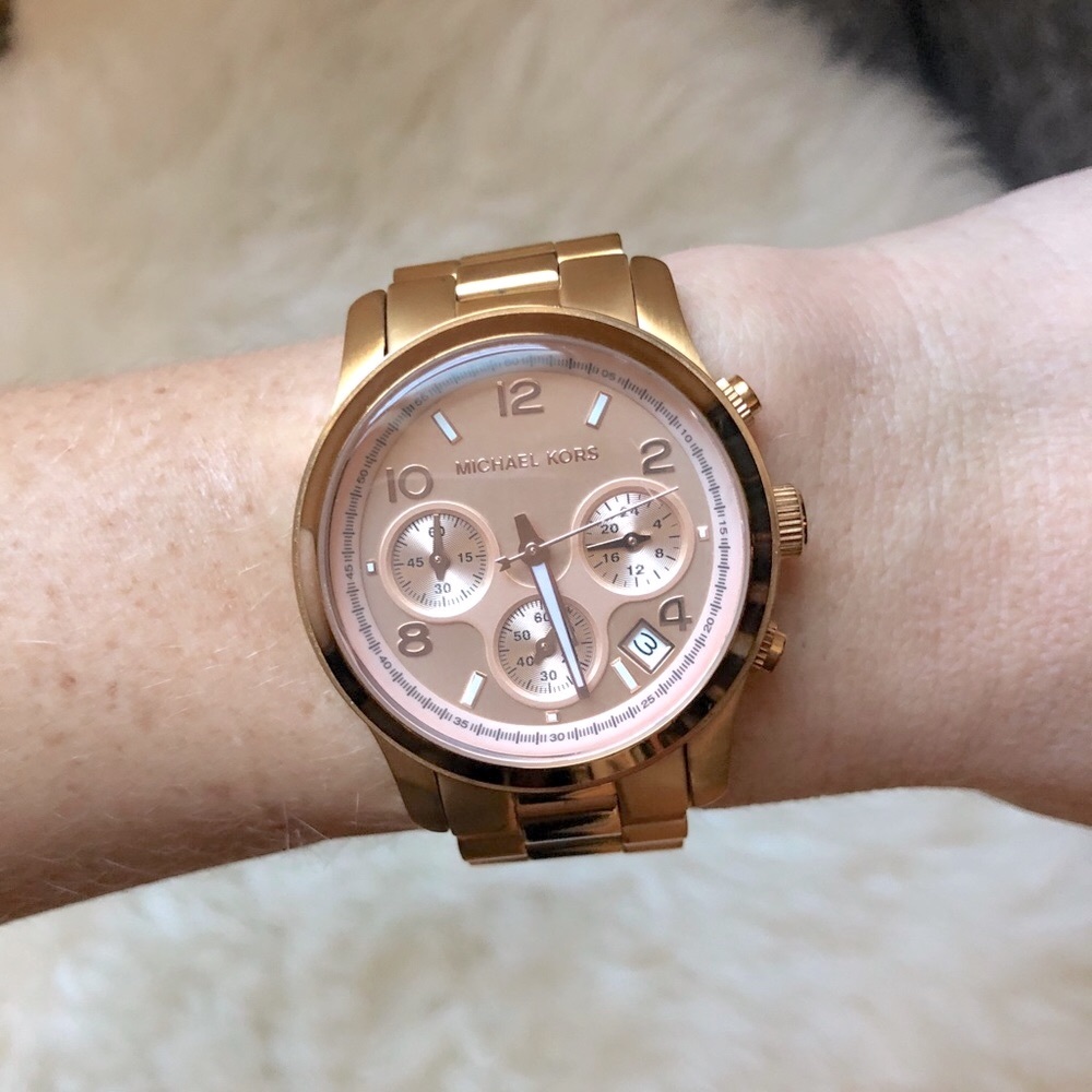 **SOLD** Michael Kors Women’s Rose Gold Watch
